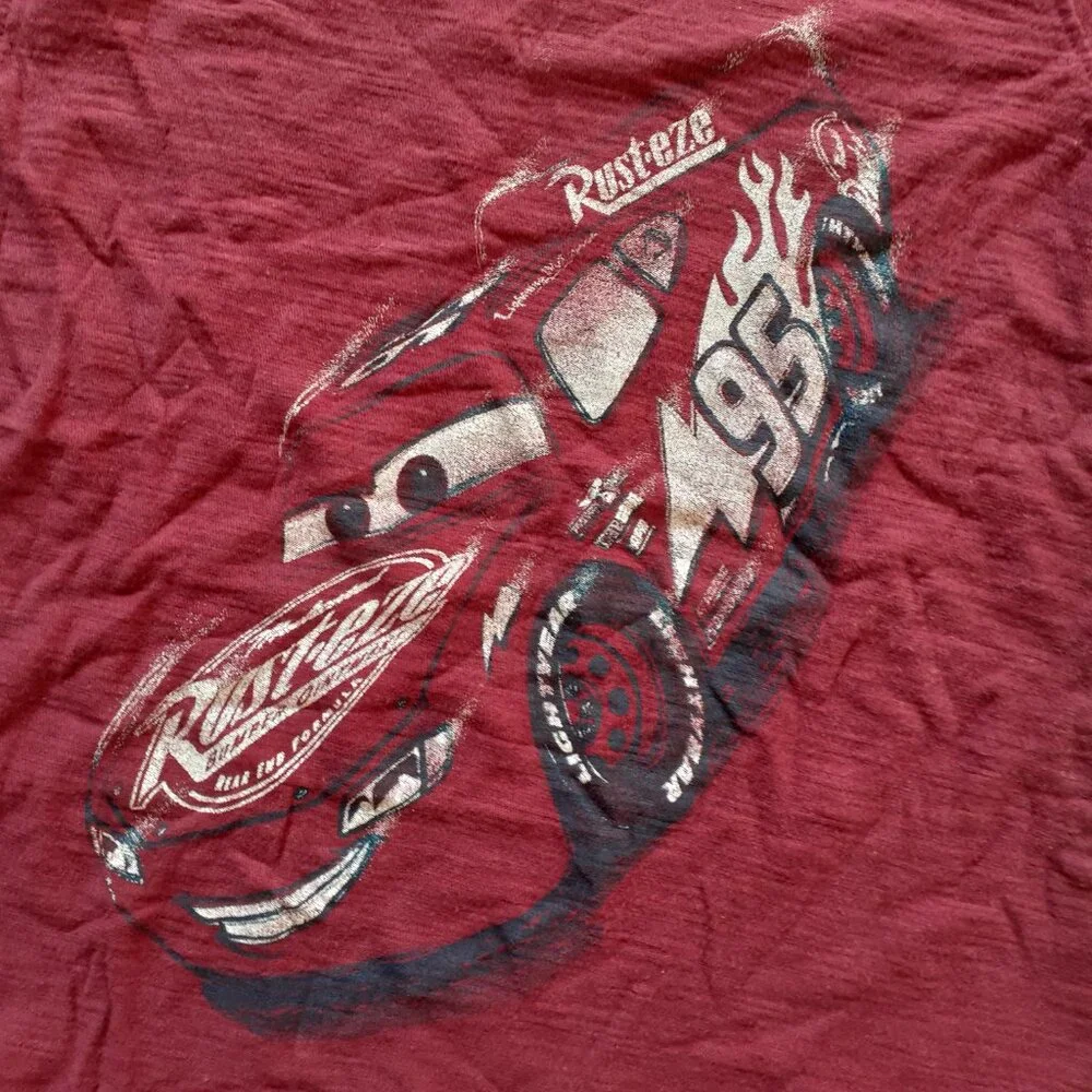 Boys Cars T-Shirt Lightning McQueen Jumping Beans Long Sleeve 6